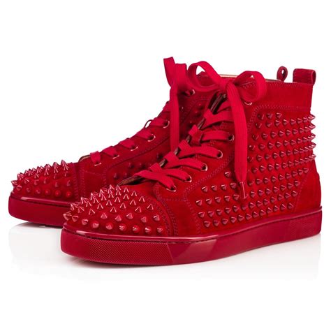 louis vuitton red studded shoes|red bottom louis vuitton boots.